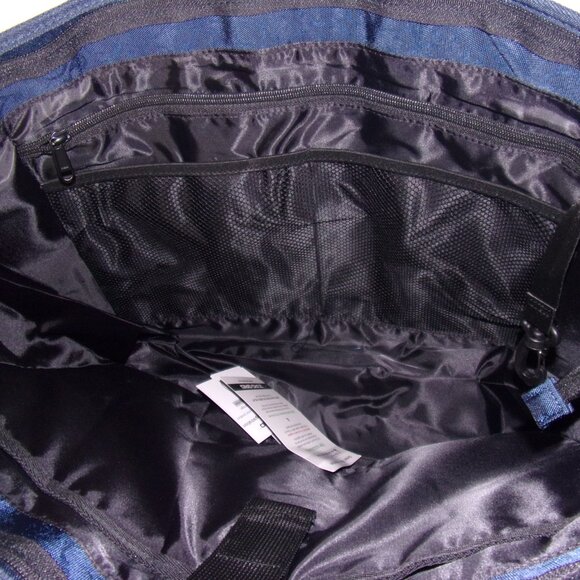 NEW ZERO GRID Trip Travel Extra Large Tote Bag Windsor  Black Brown Indigo - Picture 9 of 16